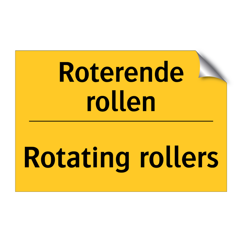 Roterende rollen - Rotating rollers & Roterende rollen - Rotating rollers