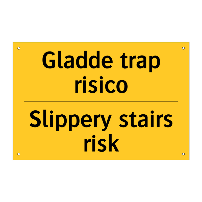 Gladde trap risico - Slippery stairs risk & Gladde trap risico - Slippery stairs risk