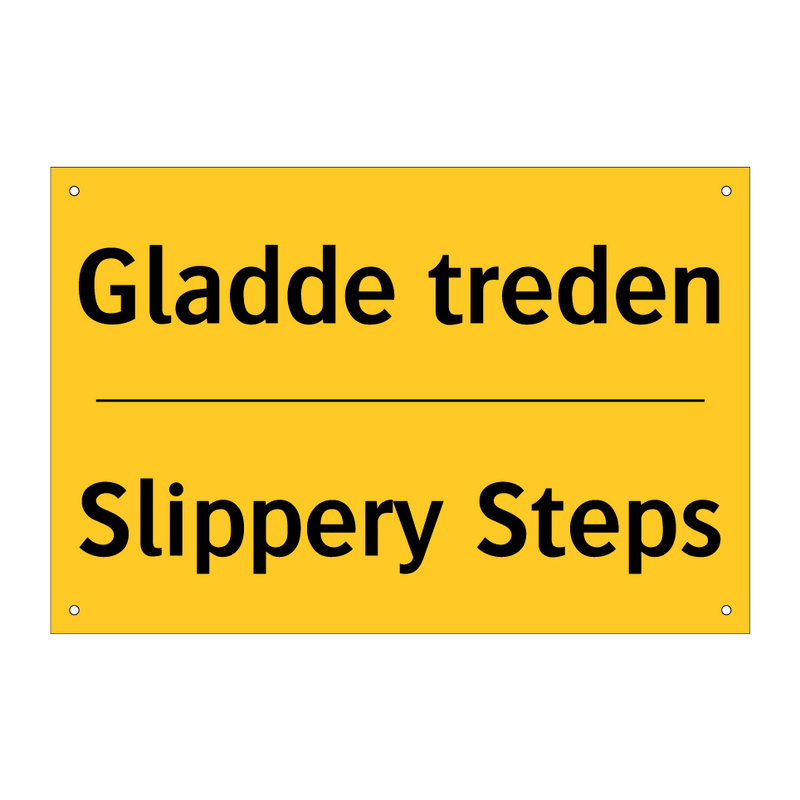 Gladde treden - Slippery Steps & Gladde treden - Slippery Steps & Gladde treden - Slippery Steps