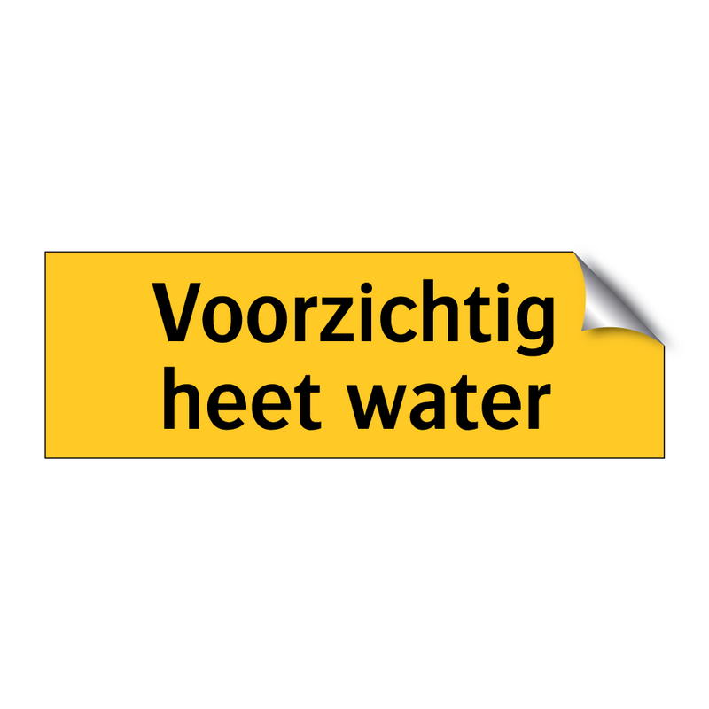 Voorzichtig heet water & Voorzichtig heet water & Voorzichtig heet water & Voorzichtig heet water