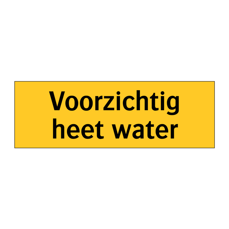 Voorzichtig heet water & Voorzichtig heet water & Voorzichtig heet water & Voorzichtig heet water