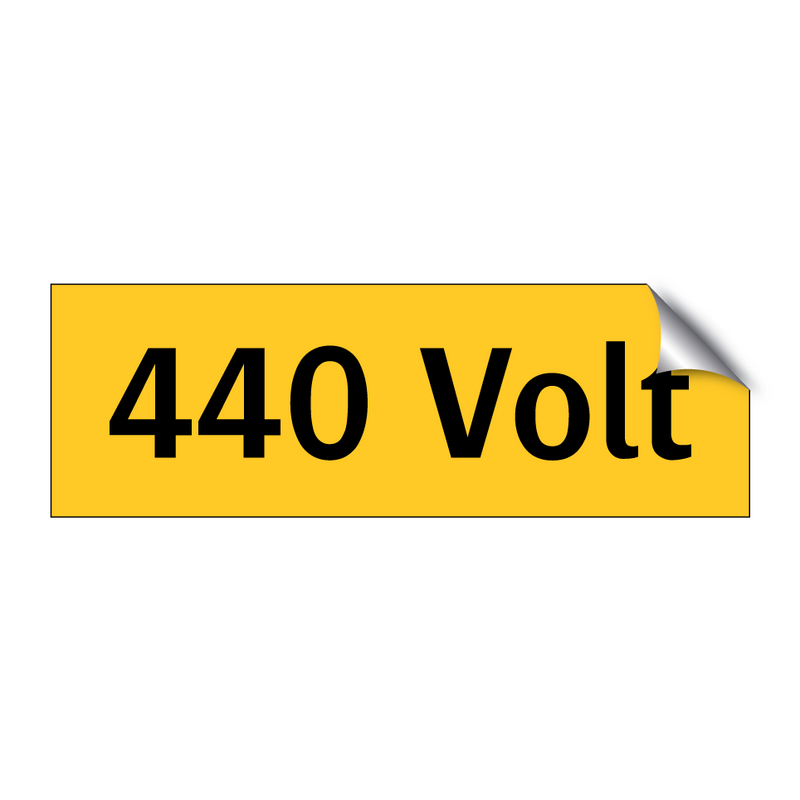 440 Volt & 440 Volt & 440 Volt & 440 Volt