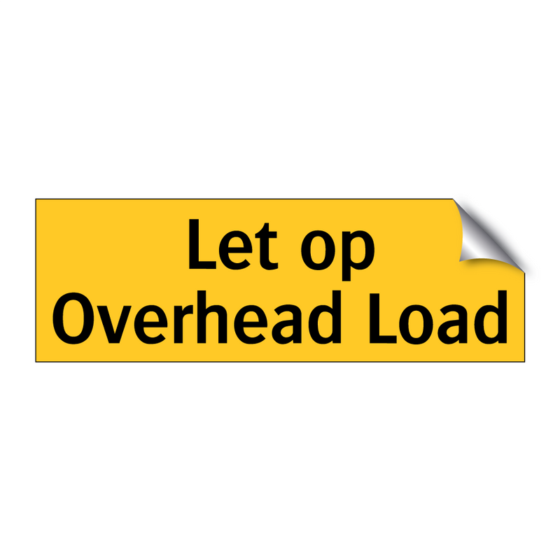 Let op Overhead Load & Let op Overhead Load & Let op Overhead Load & Let op Overhead Load