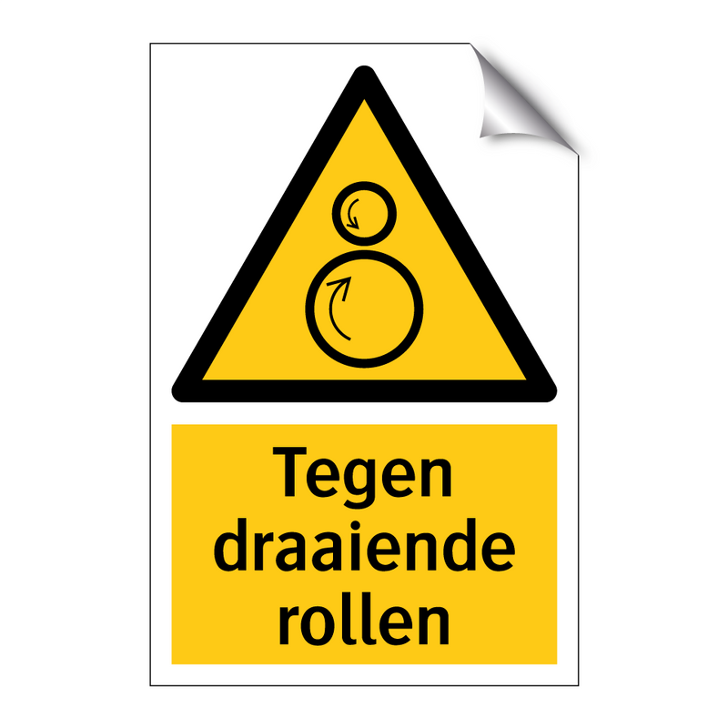 Tegen draaiende rollen