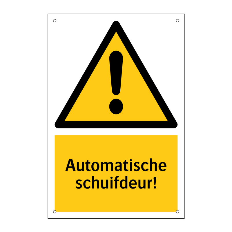 Automatische schuifdeur!