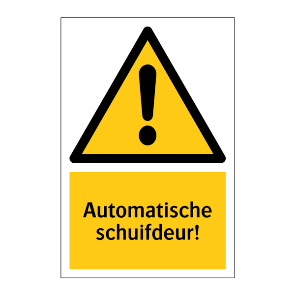 Automatische schuifdeur!