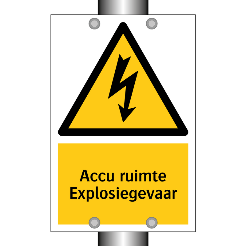 Accu ruimte Explosiegevaar