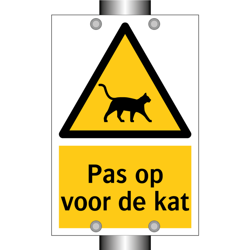 Pas op voor de kat