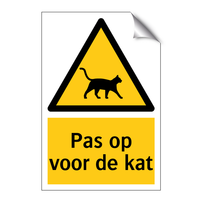 Pas op voor de kat