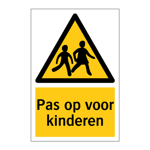 Pas op voor kinderen