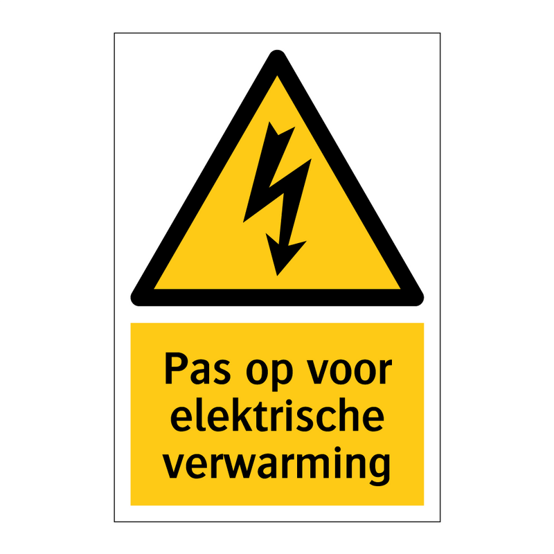 Pas op voor elektrische verwarming