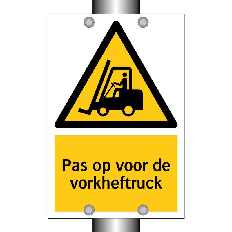 Pas op voor de vorkheftruck