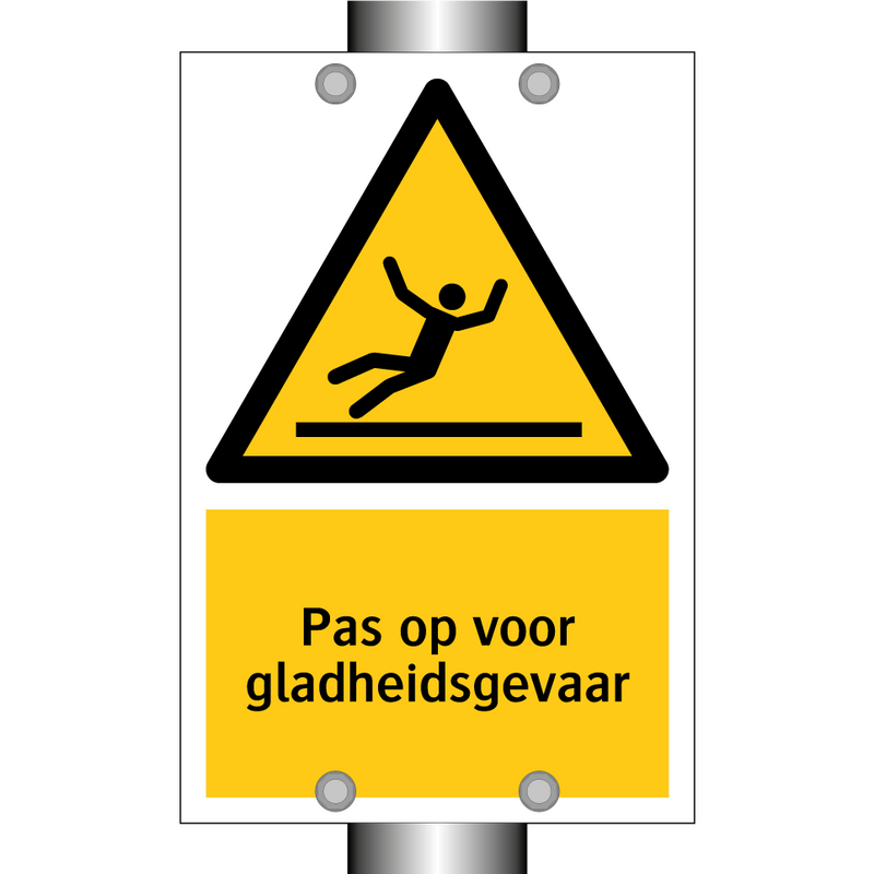 Pas op voor gladheidsgevaar