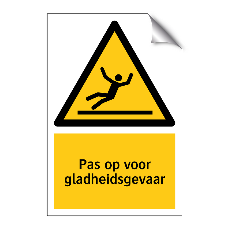 Pas op voor gladheidsgevaar