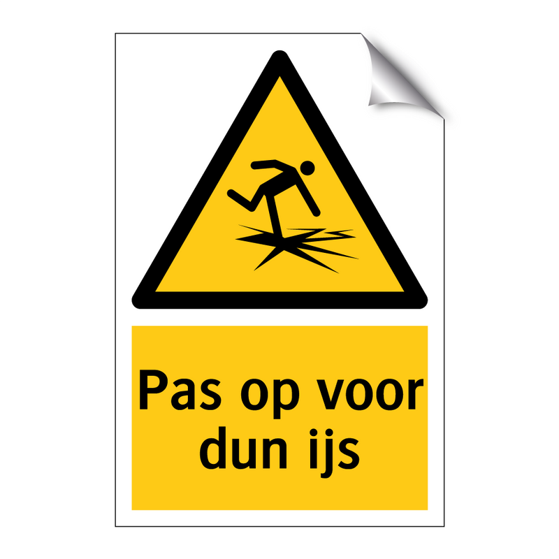 Pas op voor dun ijs