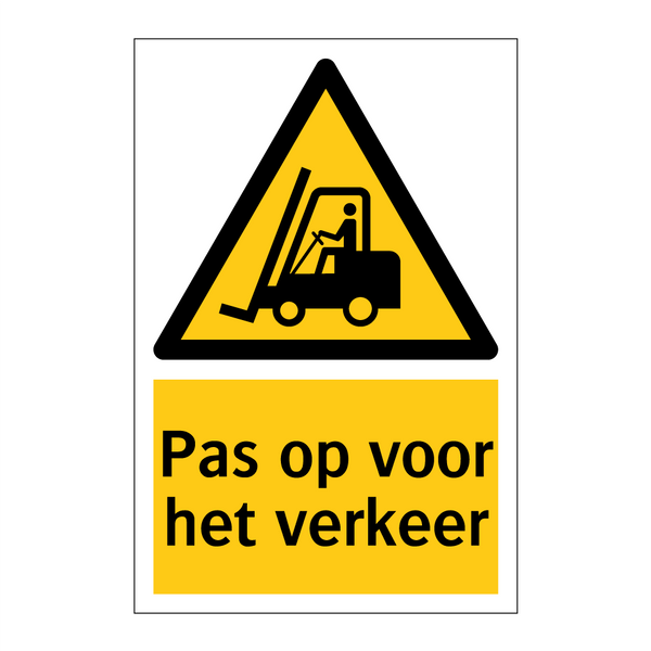 Pas op voor het verkeer