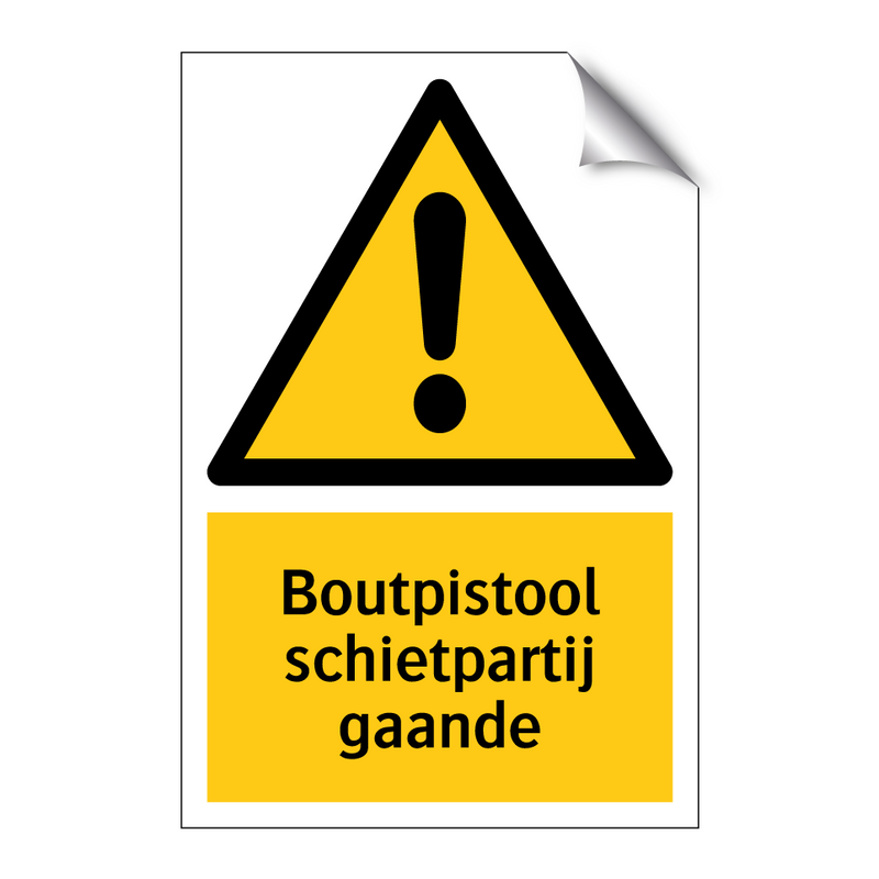 Boutpistool schietpartij gaande