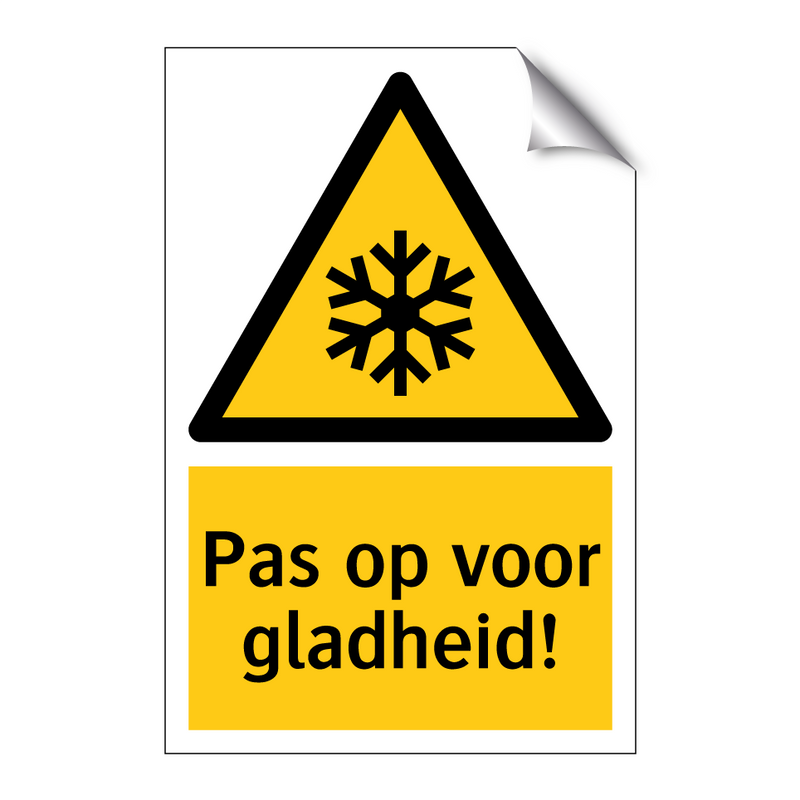 Pas op voor gladheid!