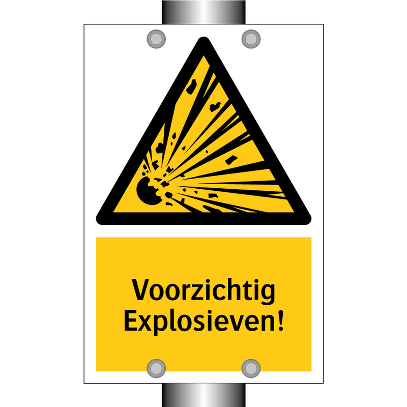 Voorzichtig Explosieven!