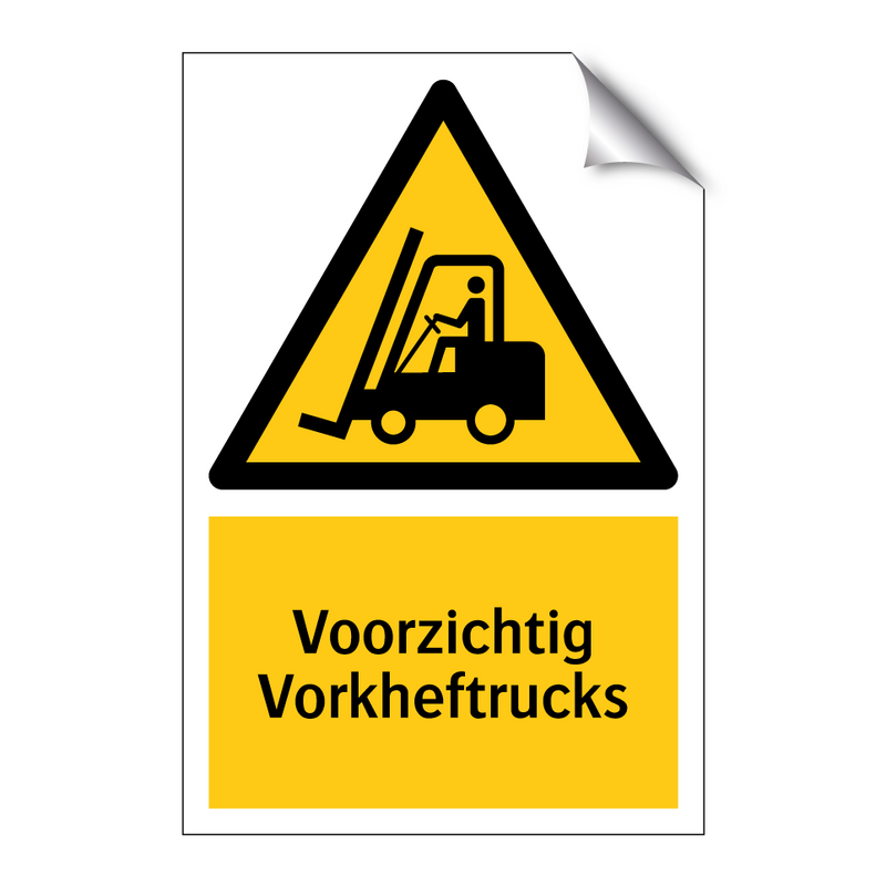 Voorzichtig Vorkheftrucks