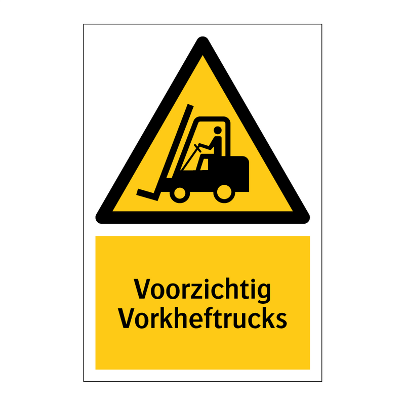 Voorzichtig Vorkheftrucks