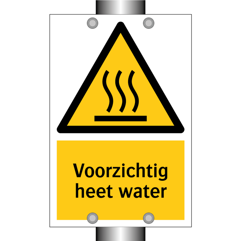 Voorzichtig heet water