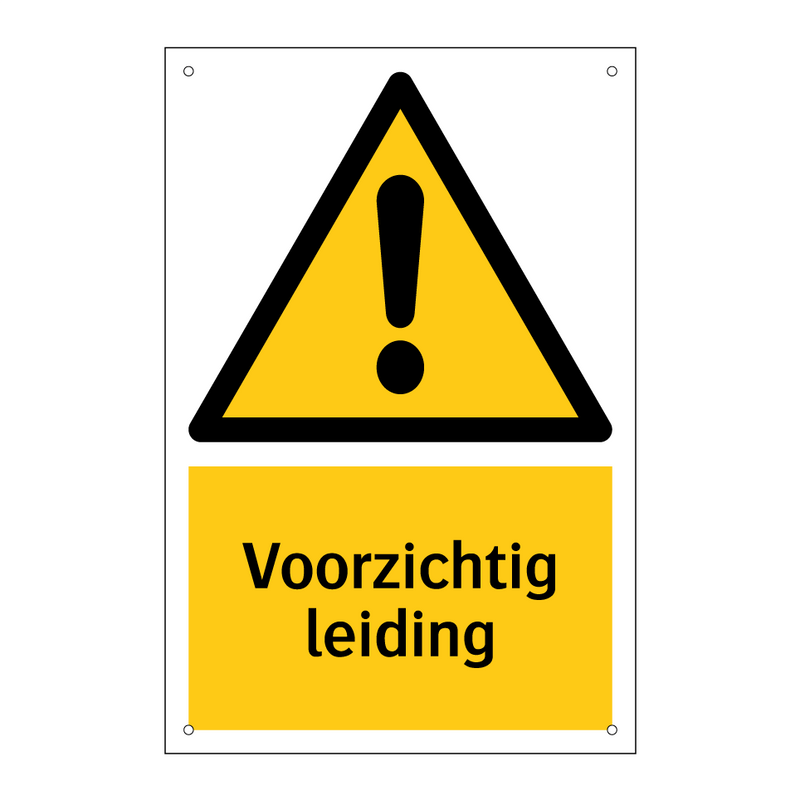 Voorzichtig leiding