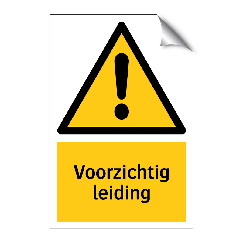 Voorzichtig leiding