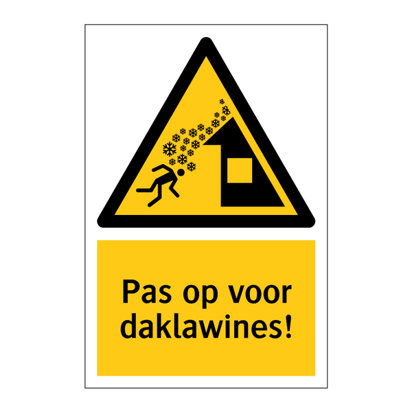 Pas op voor daklawines!