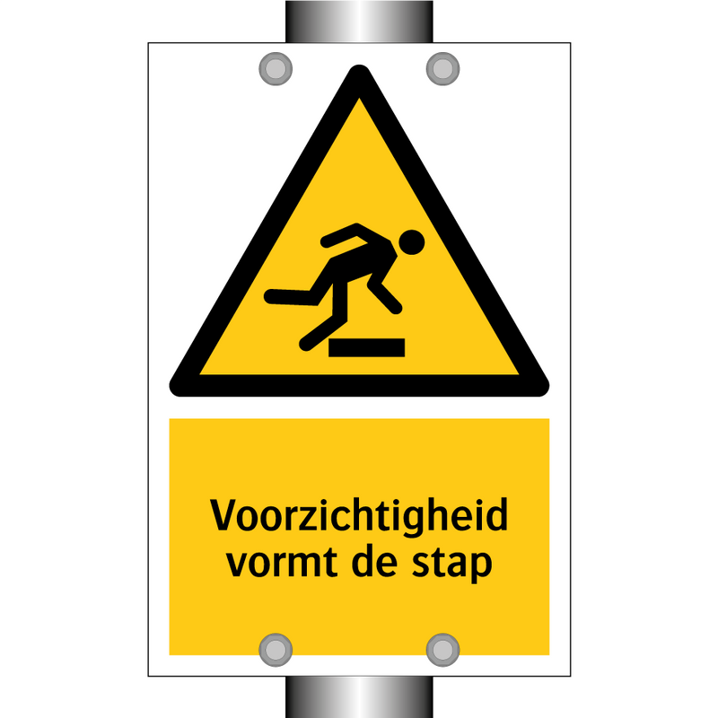 Voorzichtigheid vormt de stap