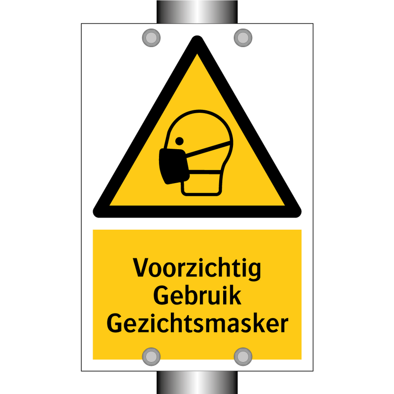 Voorzichtig Gebruik Gezichtsmasker