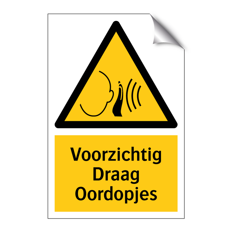 Voorzichtig Draag Oordopjes