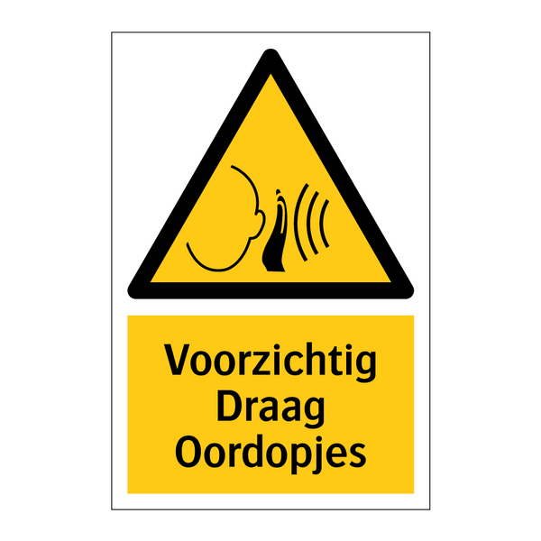 Voorzichtig Draag Oordopjes