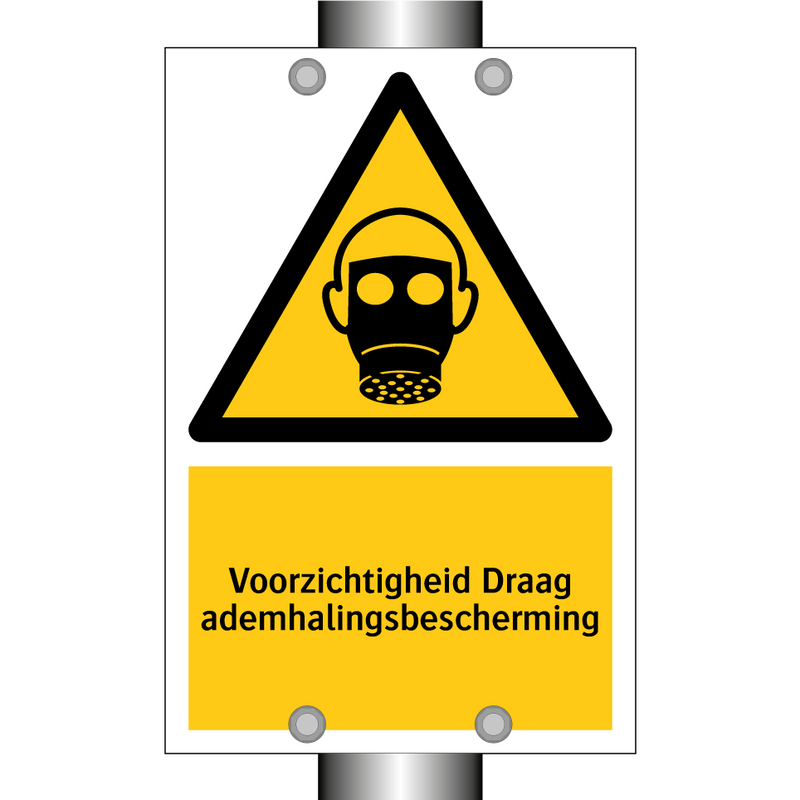 Voorzichtigheid Draag ademhalingsbescherming