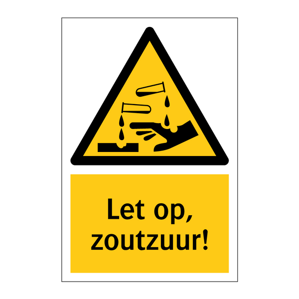 Let op, zoutzuur!