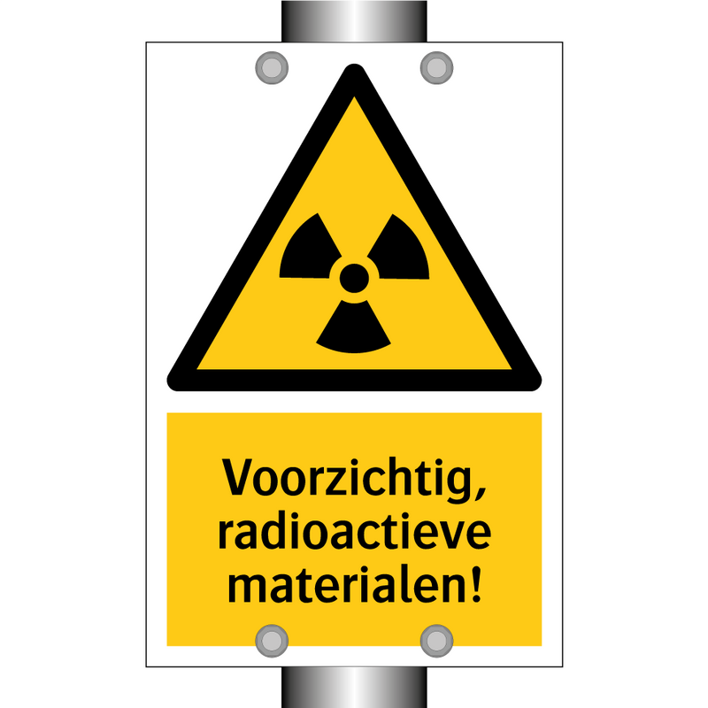 Voorzichtig, radioactieve materialen!