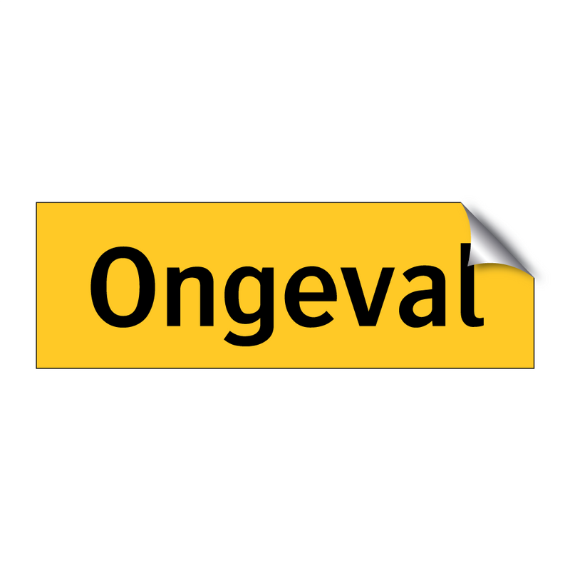 Ongeval & Ongeval & Ongeval & Ongeval