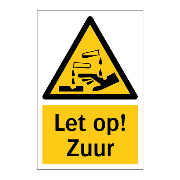 Let op! Zuur