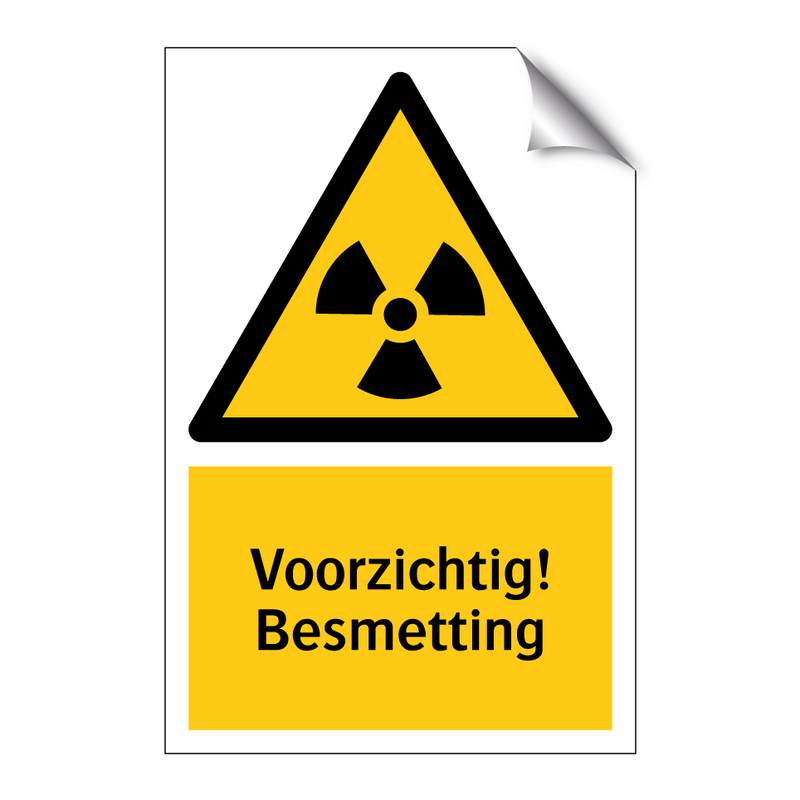 Voorzichtig! Besmetting