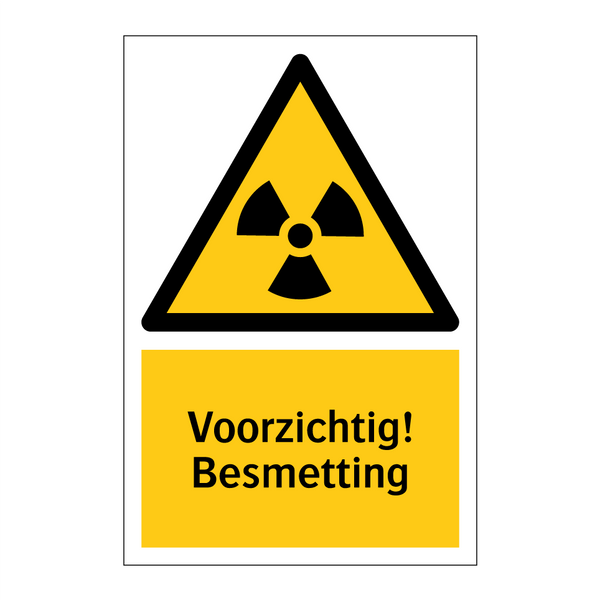 Voorzichtig! Besmetting