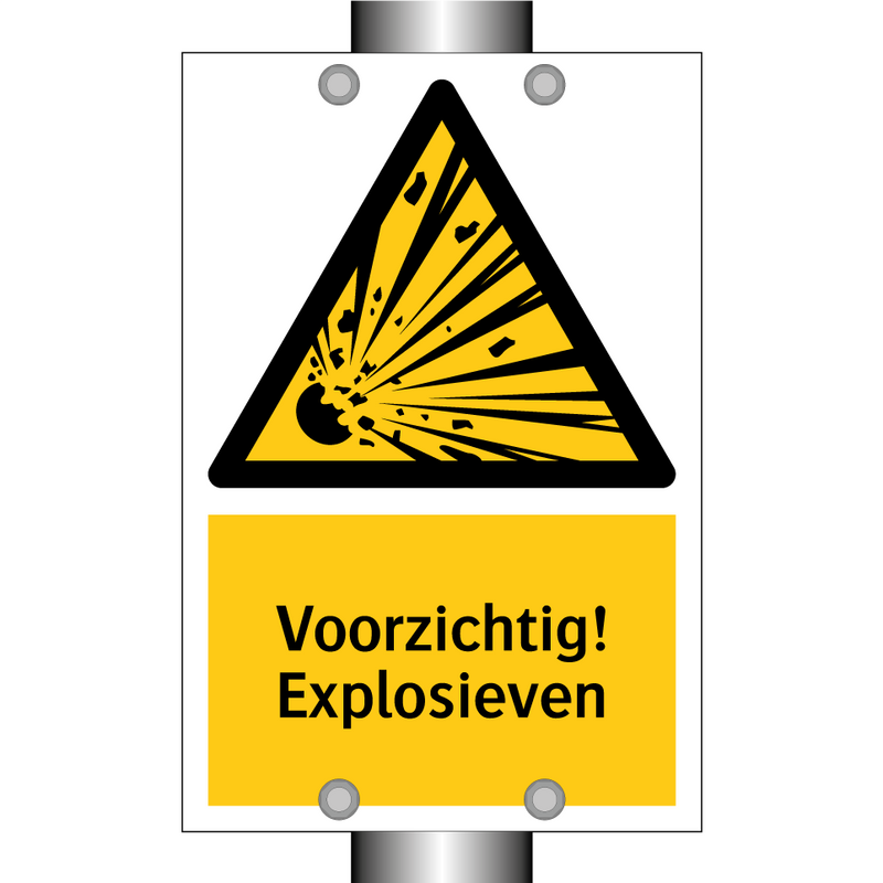 Voorzichtig! Explosieven