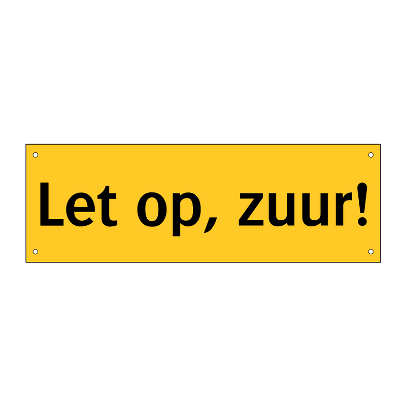 Let op, zuur! & Let op, zuur! & Let op, zuur! & Let op, zuur! & Let op, zuur! & Let op, zuur!