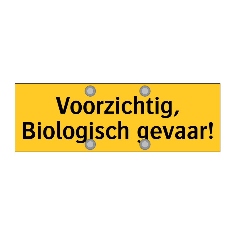 Voorzichtig, Biologisch gevaar! & Voorzichtig, Biologisch gevaar! & Voorzichtig, Biologisch gevaar!