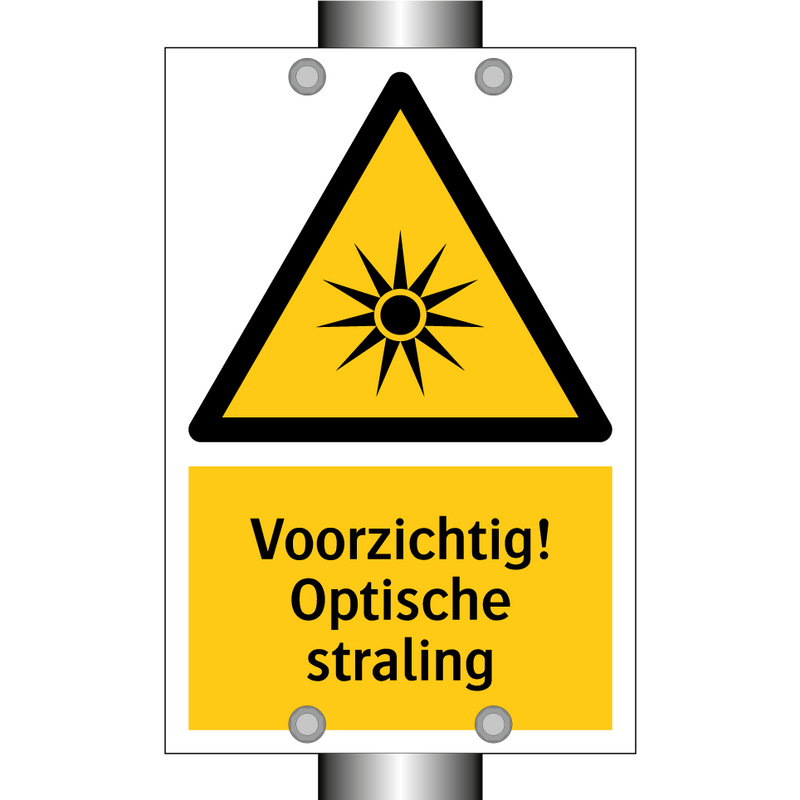 Voorzichtig! Optische straling