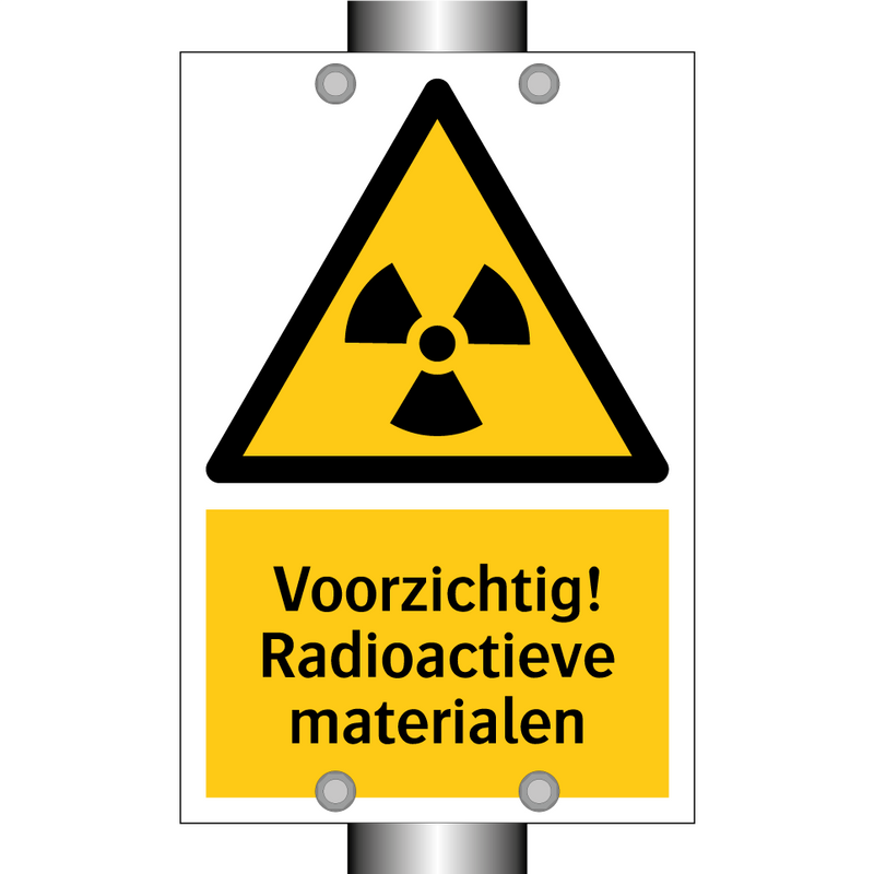 Voorzichtig! Radioactieve materialen