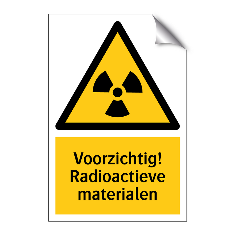 Voorzichtig! Radioactieve materialen