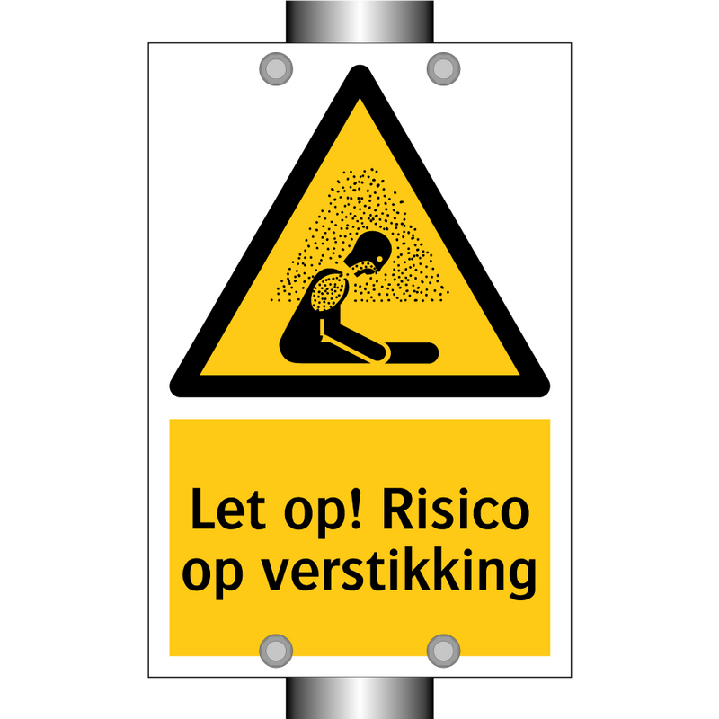 Let op! Risico op verstikking