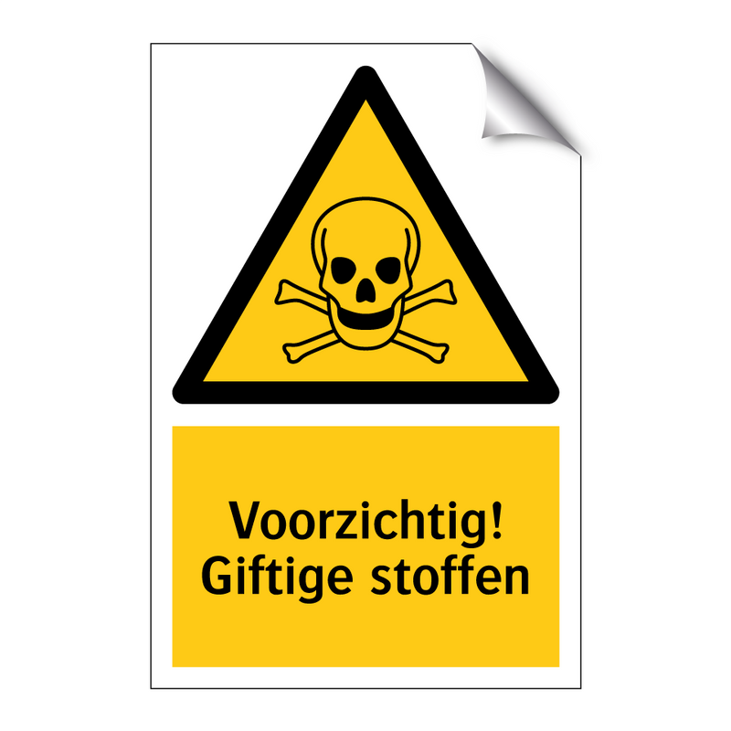 Voorzichtig! Giftige stoffen