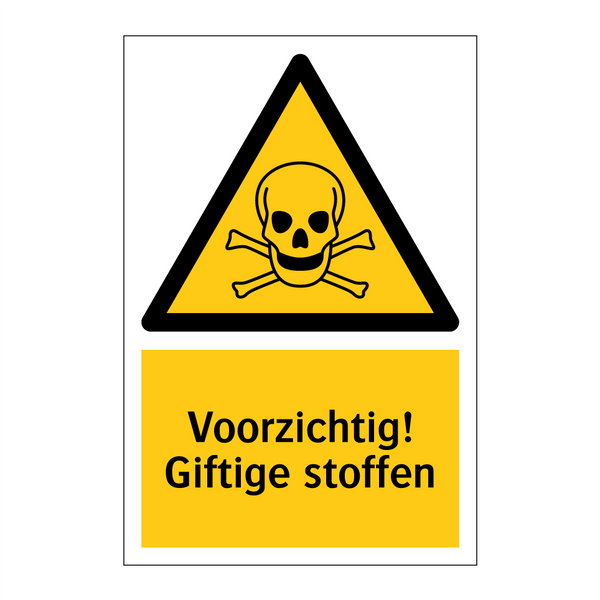 Voorzichtig! Giftige stoffen