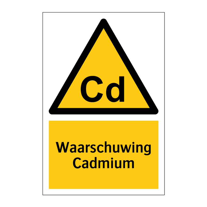 Waarschuwing Cadmium